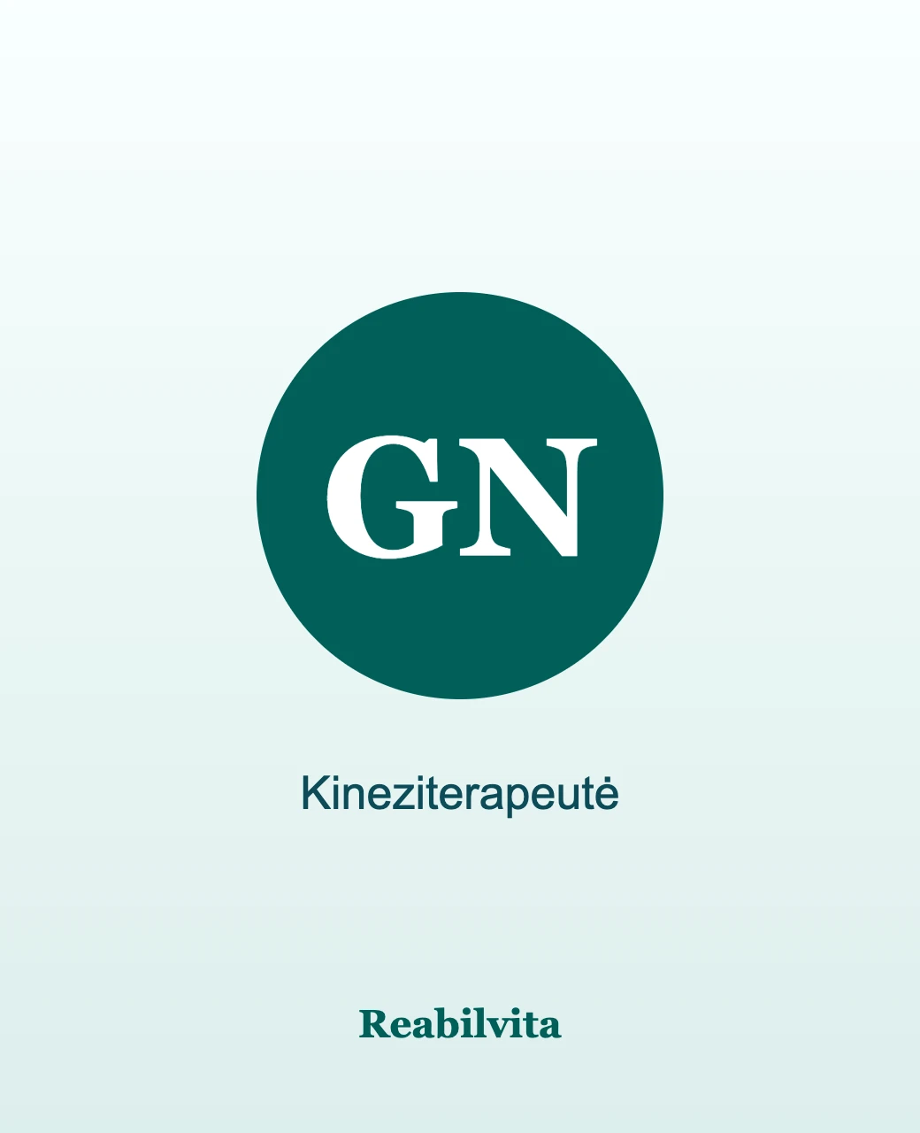 Kineziterapeutė Gabija Nagulevičiūtė, „Reabilvita“ klinika Šiauliuose